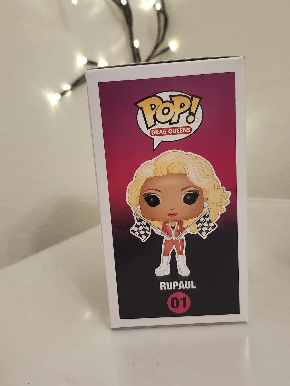 Funko RuPaul Drag Race Vinyl Figure with Gold Hair and Pink Accents